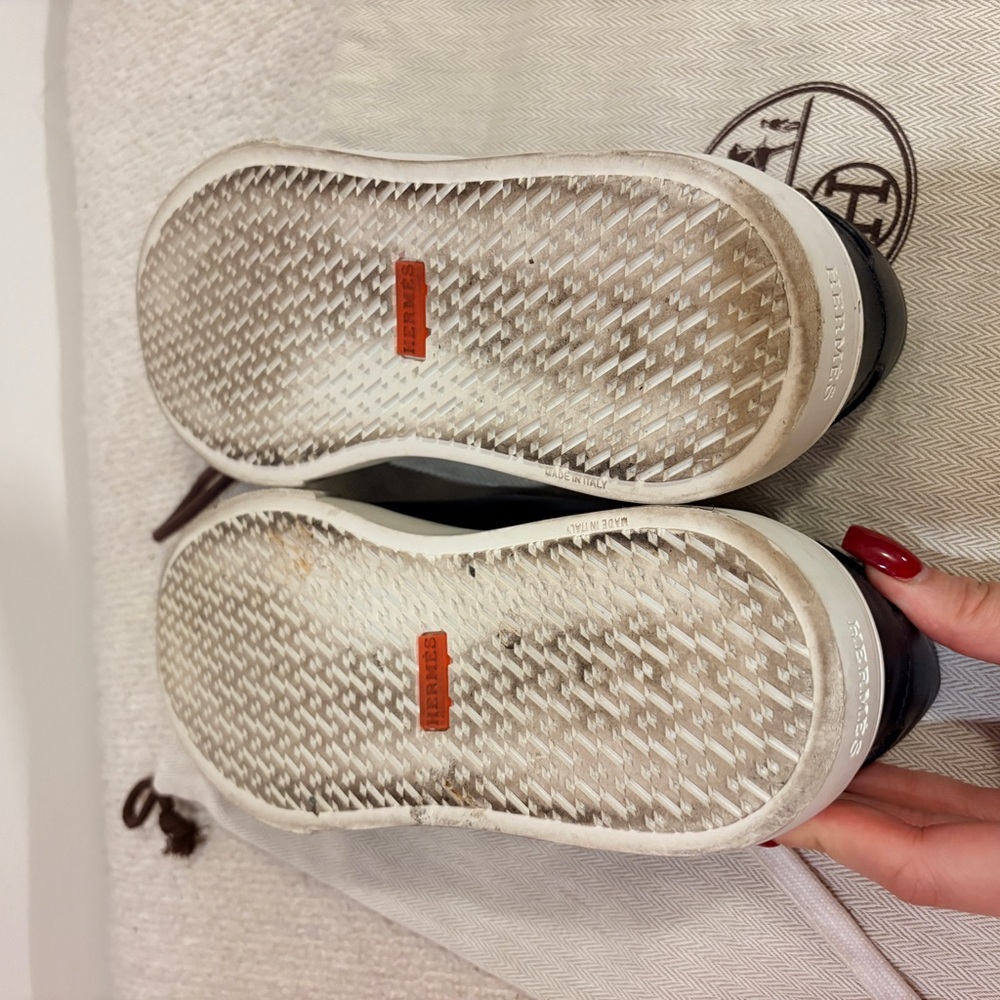 Hermès Day Leather Sneakers - Picture 6 of 6
